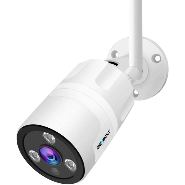 防犯カメラ ワイヤレス 屋外 wifi 広角 AI人体検知 AI人体検知+超広角】防犯カメラ ワイヤレス 屋外 WiFi, GENBOLT