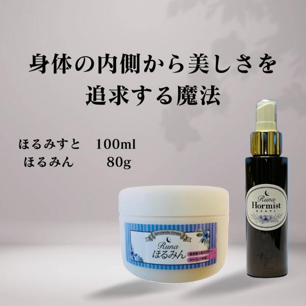 鉱石とＮＭＮのコラボ Runa ほるみん 80ｇとＮＭＮ配合 ほるみすと  デトックス だるさ むくみ 水分排出 アロマ リンパ 美肌  岩盤浴