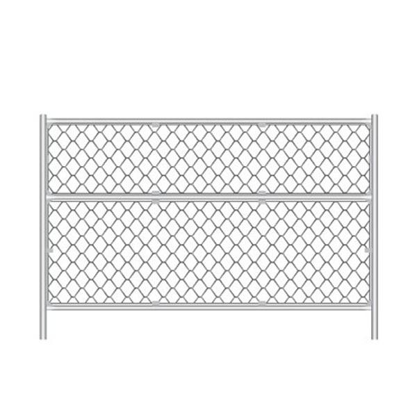 アメリカンフェンス 約120cm x 100cm 　メッキ品 メッキオールネットフェンス中 1200×1800 アメリカンフェンス 1104