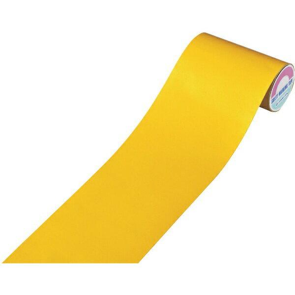 粗面用反射テープ 黄 200mm幅×10m アルミ製 319031 日本緑十字 : 資材