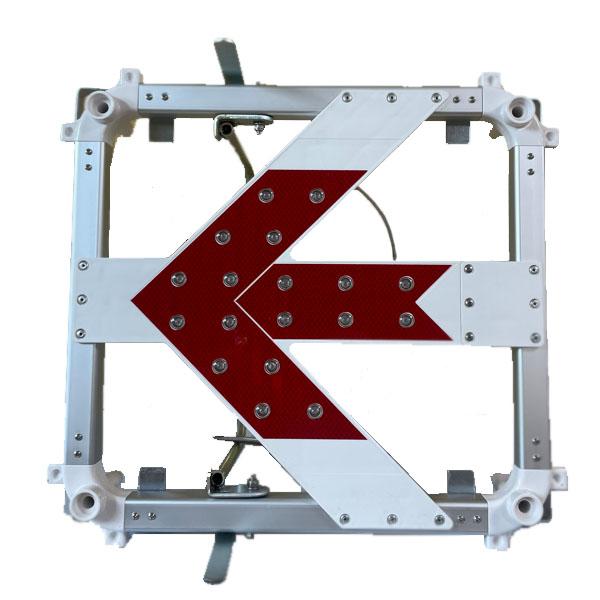 1台3役 3Way LED小型矢印板 415×500 風抜け ミニ矢印板 LED矢印板