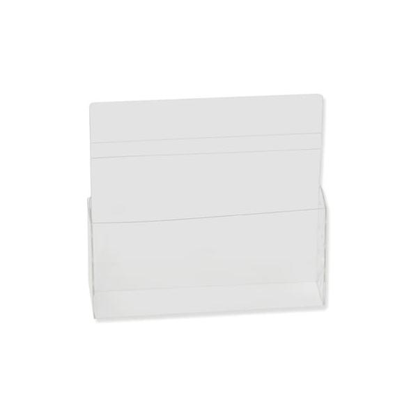 レシピのご案内に最適!什器に簡単に設置できる透明ケースです。寸法(mm)　137×90×30