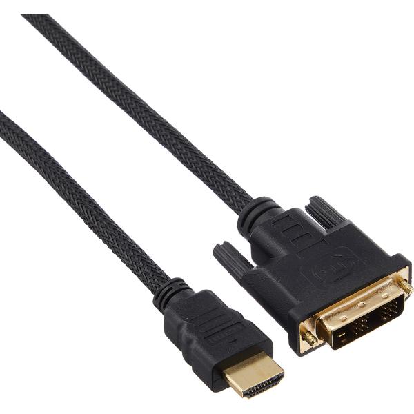 Lumen HDMI[A・オス] - DVI-D[24ピン] デジタル接続変換ケーブル [ 1m ] LDC-HDV10