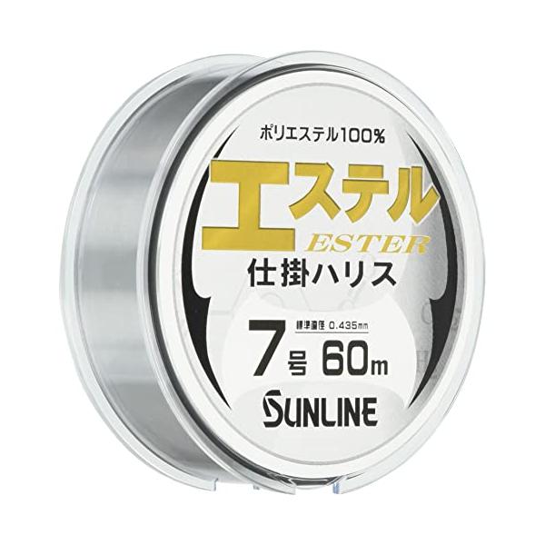 サンライン(SUNLINE) ハリス エステル仕掛ハリス ポリエステル 60m 7号 クリア