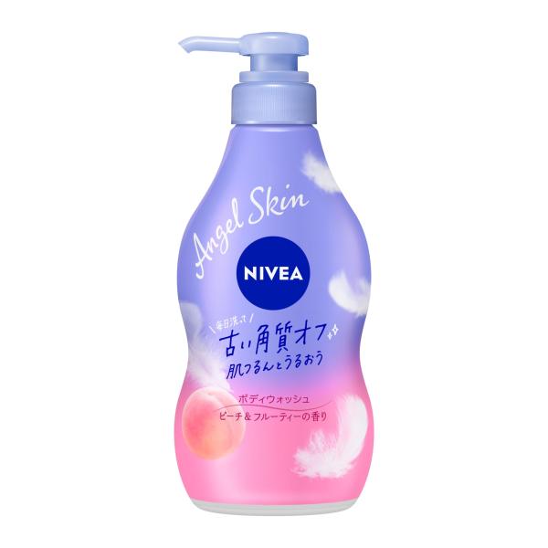 ニベア エンジェルスキン ボディウォッシュ ピーチ&フルーティの香り ポンプ 480ml