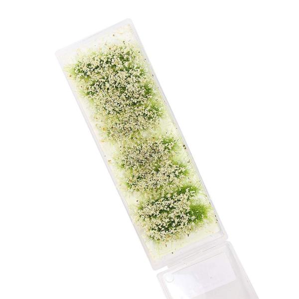 ◆ 当店は紙での領収書の発行は行っておりません◆ 初期不良は、1週間以内にご連絡下さい。それ以降の対応は出来ませんので、ご注意下さい。◆ 初期不良以外の故障は、メーカーにお問合せ下さい。【商品概要】草むら(緑・花つき・白) ジオラマ用素材情...