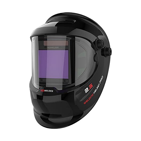 YESWELDER 溶接面 自動遮光 側面も見える広視野 ４アークセンサー 遮光度4/5-9/9-13 本当の色を映す TIG MIG ARC溶接 研