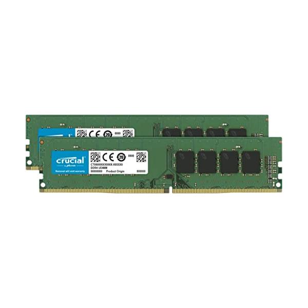 Crucial デスクトップ用増設メモリ 16GB(8GBx2枚) DDR4 3200MT/s(PC4