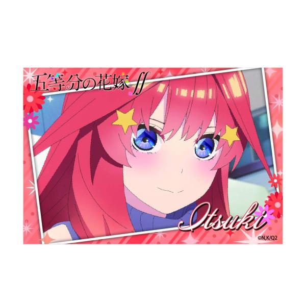 ベルファイン 五等分の花嫁∬ メモリアルスクエア缶バッジ 中野