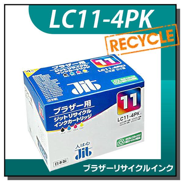 ジット ブラザー対応 LC11-4PK 対応 リサイクルインク JIT-B114P