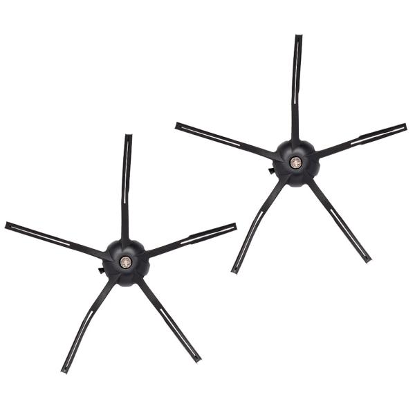 S5 / S6 / S7 / Q5 / Q7 / E4 / E5 ロボット掃除機用 サイドブラシ ブラック 互換品 2個セット ロボロック用