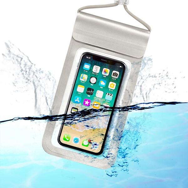 スマホ防水ケース 防水スマホケース 国際防水保護等級ipx8取得 ケースの上から操作可能 写真も撮れます シルバー Paypayボーナス10 Spc2 Wps 走人 通販 Yahoo ショッピング