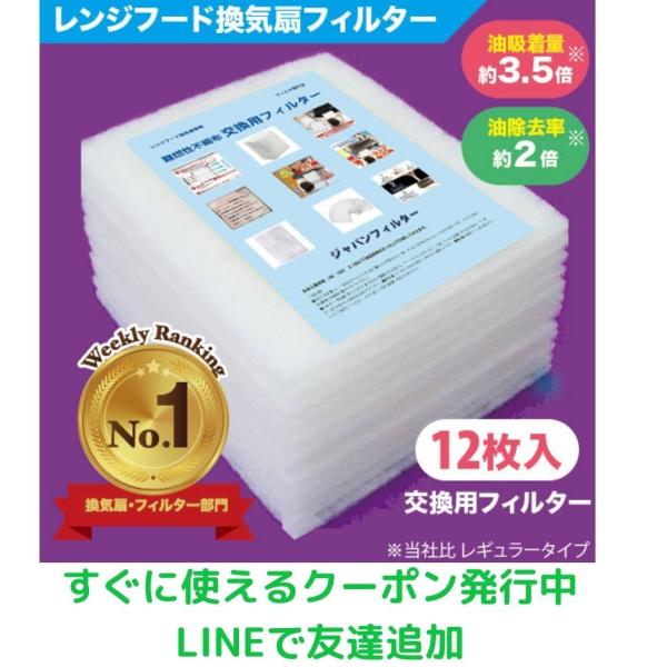 換気扇フィルター レンジフード フィルター 特厚１センチ 【サイズ5