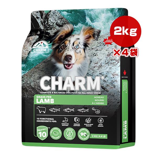 チャーム（charm） プロテクトテン グラス フェッド ラム ドッグ 2kg×4