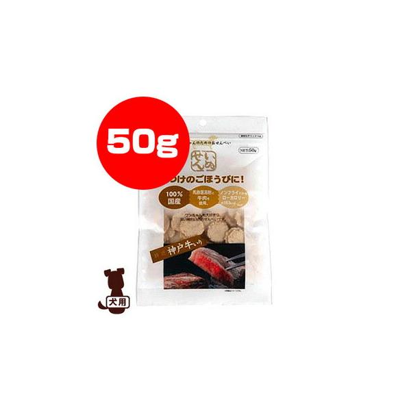 いぬせん 神戸牛いり 50g アラタ ▼a ペット フード 犬 ドッグ おやつ