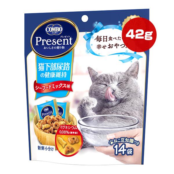 コンボ プレゼント 猫下部尿路の健康維持 シーフードミックス味 42g[約3g×14袋] 日本ペットフード ▼a ペット フード 猫 キャット おやつ 国産