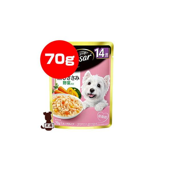 ささみ シーザー 14歳からの 絹ささみ 野菜・玄米入り 100g
