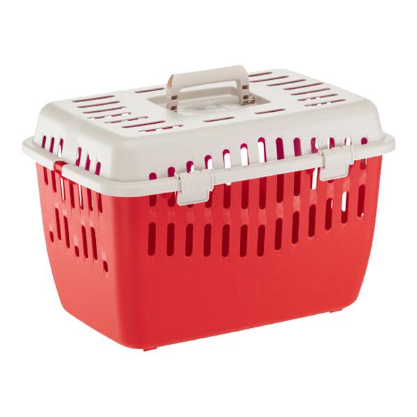 BINNY ハードキャリー １ レッド ファープラスト ▼w ペット グッズ 犬 ドッグ 猫 キャット 通院 外出 お出掛け 旅行 機能性 ferplast 送料無料