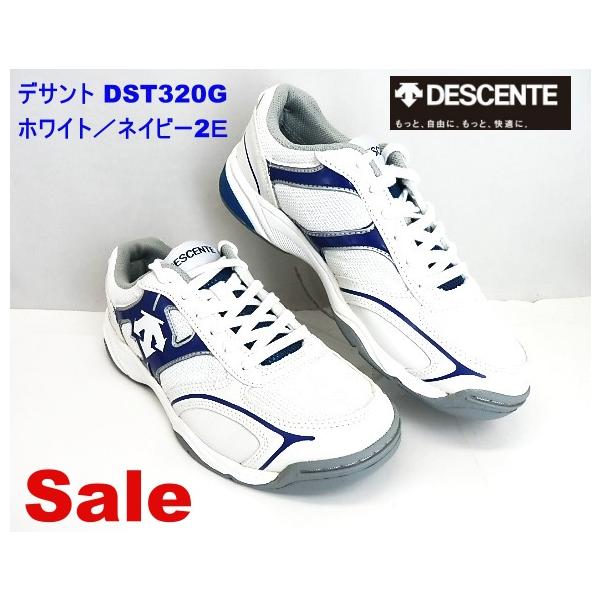 [SALE特価]●オールマイティーで色んなシーンに履けます。しっかりした作りで安心。 デサントDST320G WH/ネービー 2Ｅムーンスター 2Ｅ/売り切れ次第終了!!