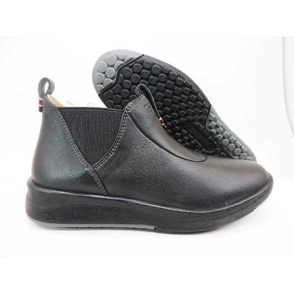 ACHILLES SORBOアキレスソルボ/サイドジップショートブーツ/黒/24 アキレスソルボ】ショートブーツ サイドジップ 黒 コンフォート - メルカリ