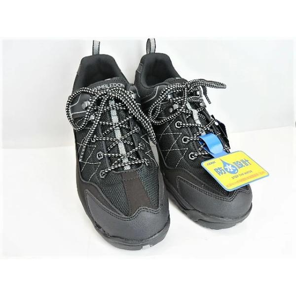 アウトレット特価▼メンズトレッキング▼4E 幅広 ワイド アサヒシューズ  ウィンブルドン M046WS BLK スニーカー 靴 シューズ 防水 /在庫限り限定特価!