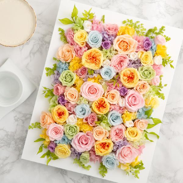 プリザーブドフラワー ギフト 花 ボヌール フレーム 開店祝い 開業祝い 新築祝い 結婚祝い 退職祝い 誕生日 プレゼント プリザードフラワー 母の日 爆買