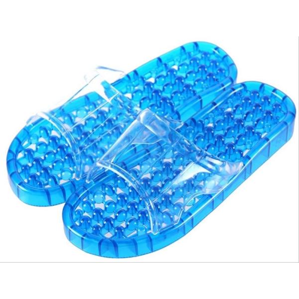 水でぬれても平気、カラフルな色が映えるリフレクソロジーサンダル。ソールに突起があるため、適度な刺激が足のツボに効きます。使用場所を選ばない、洗車などの水を扱う時や、浴室、トイレ、ベランダ用のサンダルとしても快適に使用できます。日常履いている...