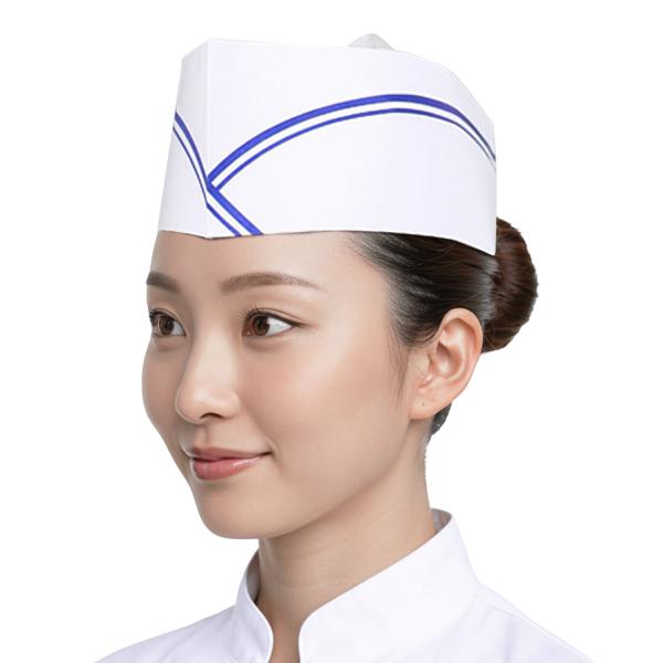内容: 紙製 大人用 30枚セットサイズ:高さ約8.5センチ頭囲：約56~62cm。スライド式で調整出来ます。紙製の使い捨てタイプです。使い捨てできるので衛生的です。お店ではもちろん、調理実習や学園祭でも幅広くお使いいただけま