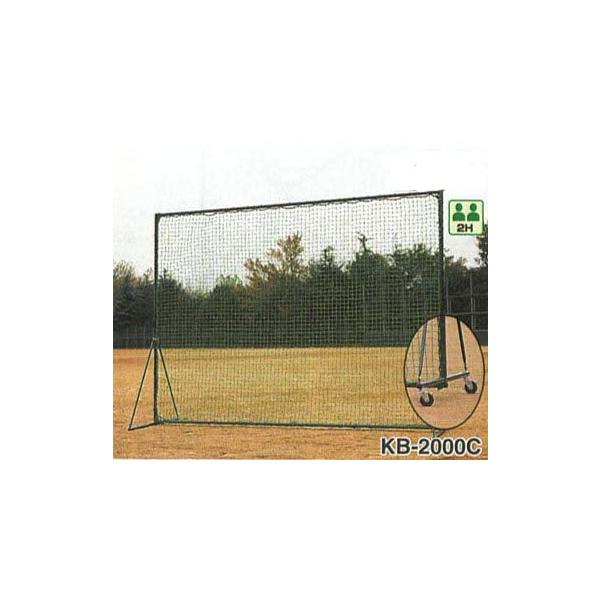 KANEYA(カネヤ) 防球フェンス用シングルネット 取付ロープ付 フェンスH2m×W3m向 KB-2000N 約195cm×295cm