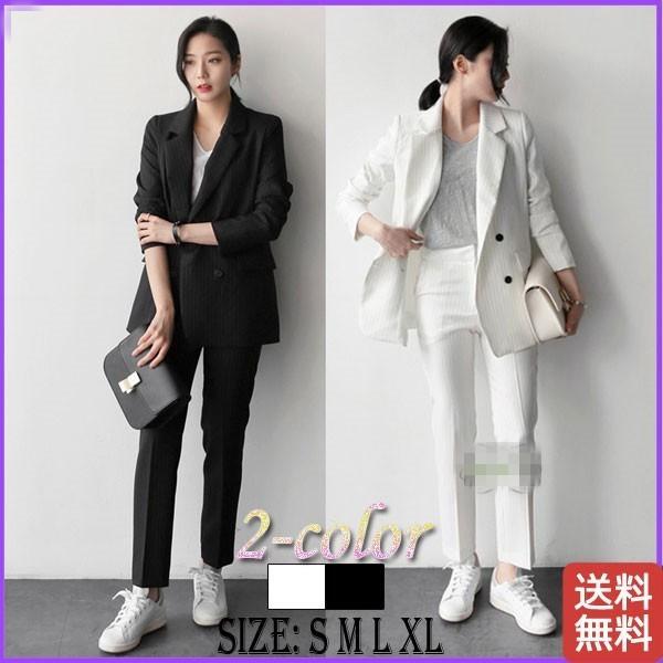 スーツ レディース ジャケット パンツスーツ フォーマル セットアップ テーラード ビジネス 2点セット 上下セット フォーマル オフィス 通勤 卒園式 卒業式 New ルルランド 通販 Yahoo ショッピング