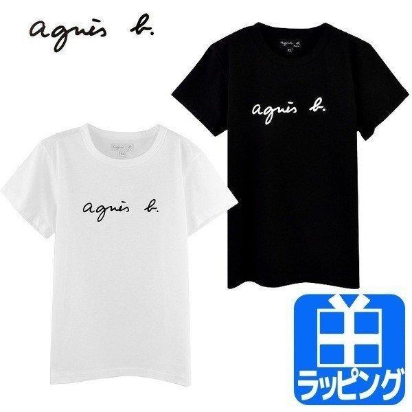 agnes b. アニエスベー Tシャツ レディース 半袖 ロゴ ギフト agnes b. アニエスベー Tシャツ レディース 半袖 ロゴ ギフト