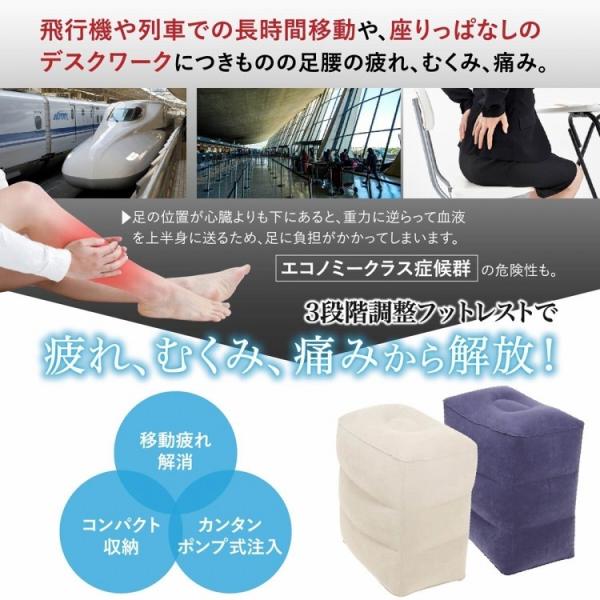 フットレスト 飛行機 エアークッション 2セット 車 汎用 最新 空気入れ内蔵 高さ 3段階 足置き 携帯 オットマン 車中泊 旅行 帰省 Buyee Buyee Japanese Proxy Service Buy From Japan Bot Online