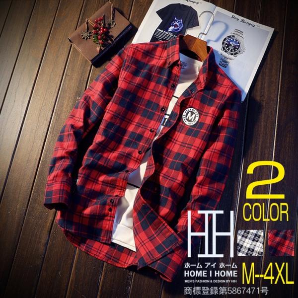 チェックシャツ メンズ 長袖 ボタンダウン アメカジ マーク付き スリム カジュアル Buyee Buyee Japanese Proxy Service Buy From Japan Bot Online
