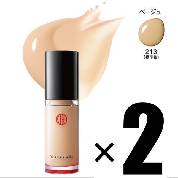 2本 江原道 Koh Gen Do マイファンスィー アクアファンデーション 213 ベージュトーン(標準色) 30mL×2 コウゲンドウ