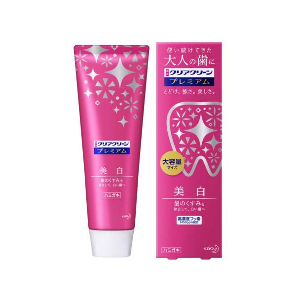 1本 花王 クリアクリーン プレミアム 美白 160g 薬用ハミガキ 歯磨き粉 オーラルケア ホワイトニング効果 医薬部外品