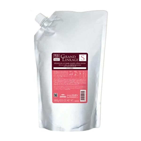 【製品について】ブランド　MILBON ミルボンアイテム　MILBON ミルボン グランドリンケージ シルキーリュクス トリートメント 1800g さらさら(軟毛向け)内容量(約) 1800g香り  グリーンアップルを基調とした、気分が上が...