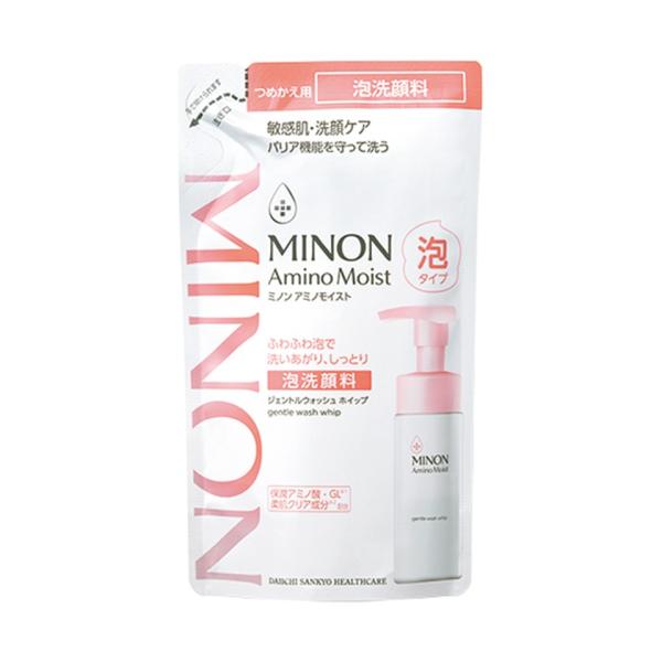 1個 MINON ミノン アミノモイスト ジェントルウォッシュ ホイップ つめかえ 130mL 泡洗顔料 リニューアル