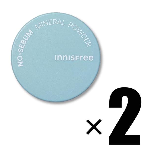 【製品について】ブランド  innisfree イニスフリーアイテム 　2個 innisfree イニスフリー ノーセバム ミネラルパウダー N 5g×2 フェイスパウダー ニューパッケージ成分表示 シリカ、オクテニルコハク酸デンプンAl、...