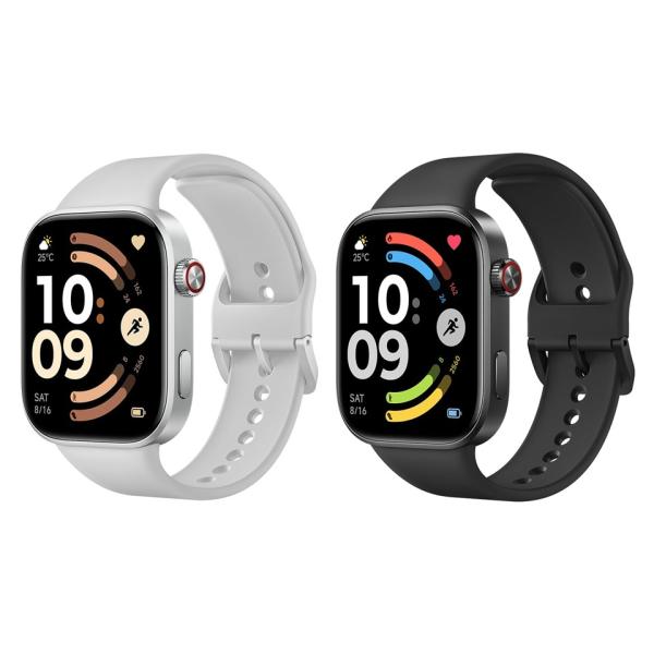 【選べる2カラー】Xiaomi シャオミ スマートウォッチ Redmi Watch 6 シルバーグレー / オブシディアンブラック