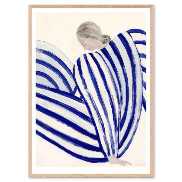 The Poster Club アートポスター 50×70cm Blue Stripe At Concorde