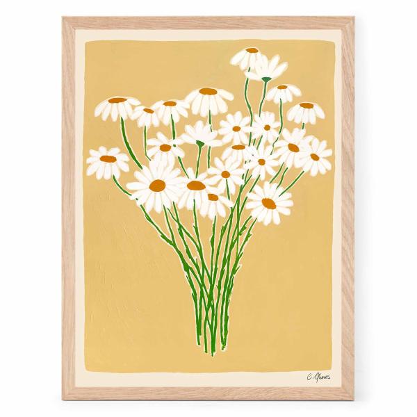 The Poster Club アートポスター 30×40cm Daisies ポスタークラブ 北欧雑貨 デンマーク製