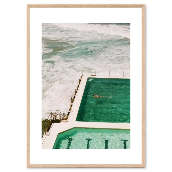 The Poster Club アートポスター 50×70cm Bondi Icebergs ポスタークラブ 北欧雑貨