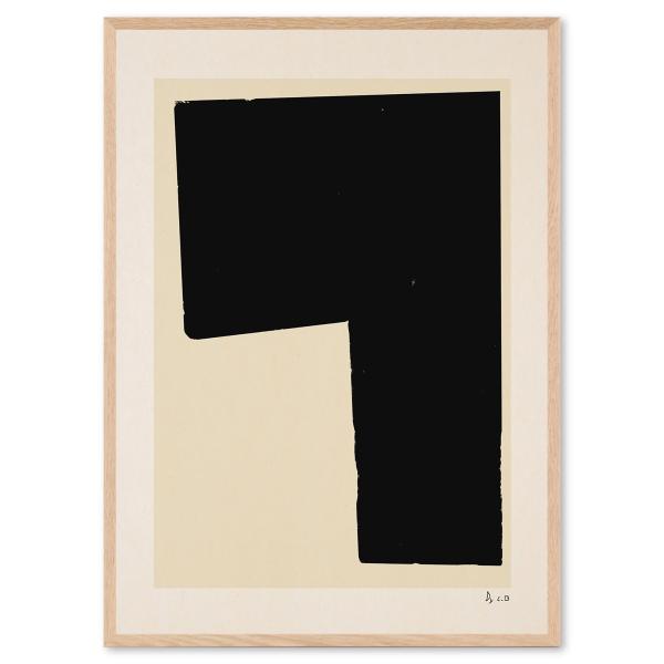 ALIUM アートポスター 50×70cm Black Object 02 絵画 アートプリント イラスト