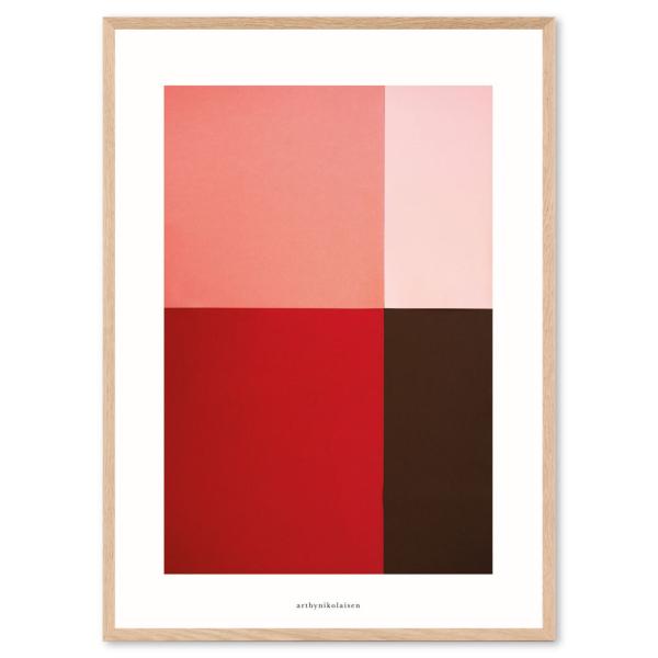 Poster & Frame アートポスター 50×70cm Cubics 北欧 インテリア