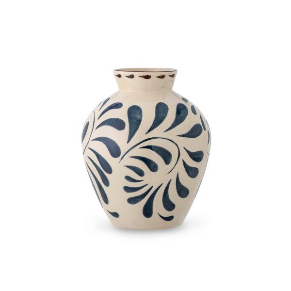 Bloomingville ブルーミングヴィル エンボス加工の青い模様を施した