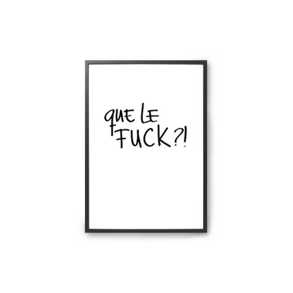 y݌ɌzyēׂȂzMy Deer Art Shop A[g|X^[ 30×40cm Que le fuck?  kG