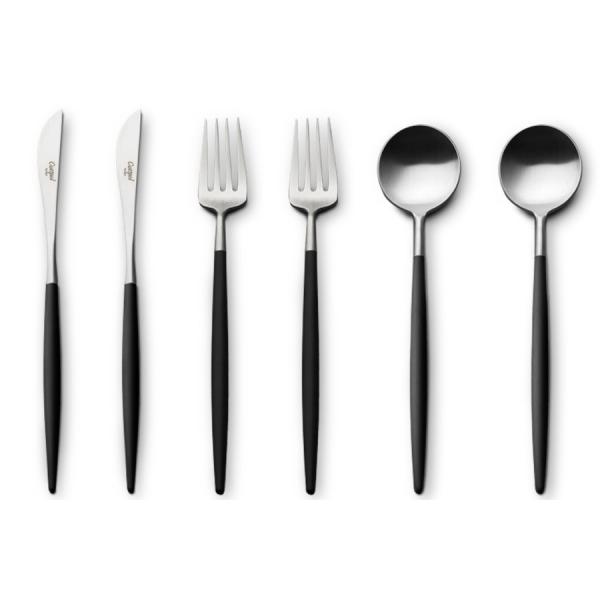 Cutipolクチポール GOA カトラリーセット6点セット マットシルバー