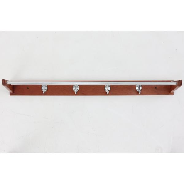 デンマーク製 木製/チーク材 壁掛けハンガーラック 北欧家具ビンテージ