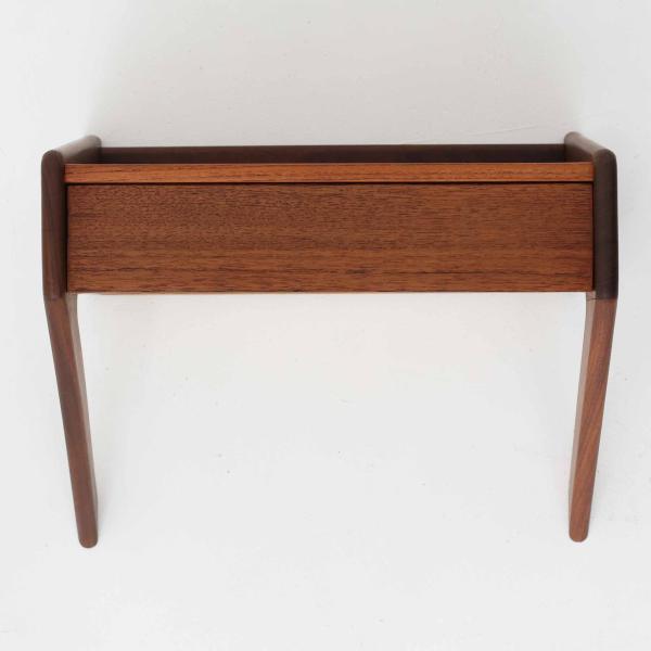 ウォールシェルフ チーク デンマーク製 北欧ビンテージ家具 壁掛け収納