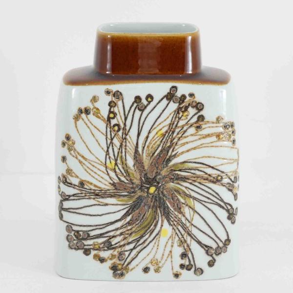 Royal Copenhagen ロイヤルコペンハーゲン Ellen Malmer 花柄のレトロなフラワーベース